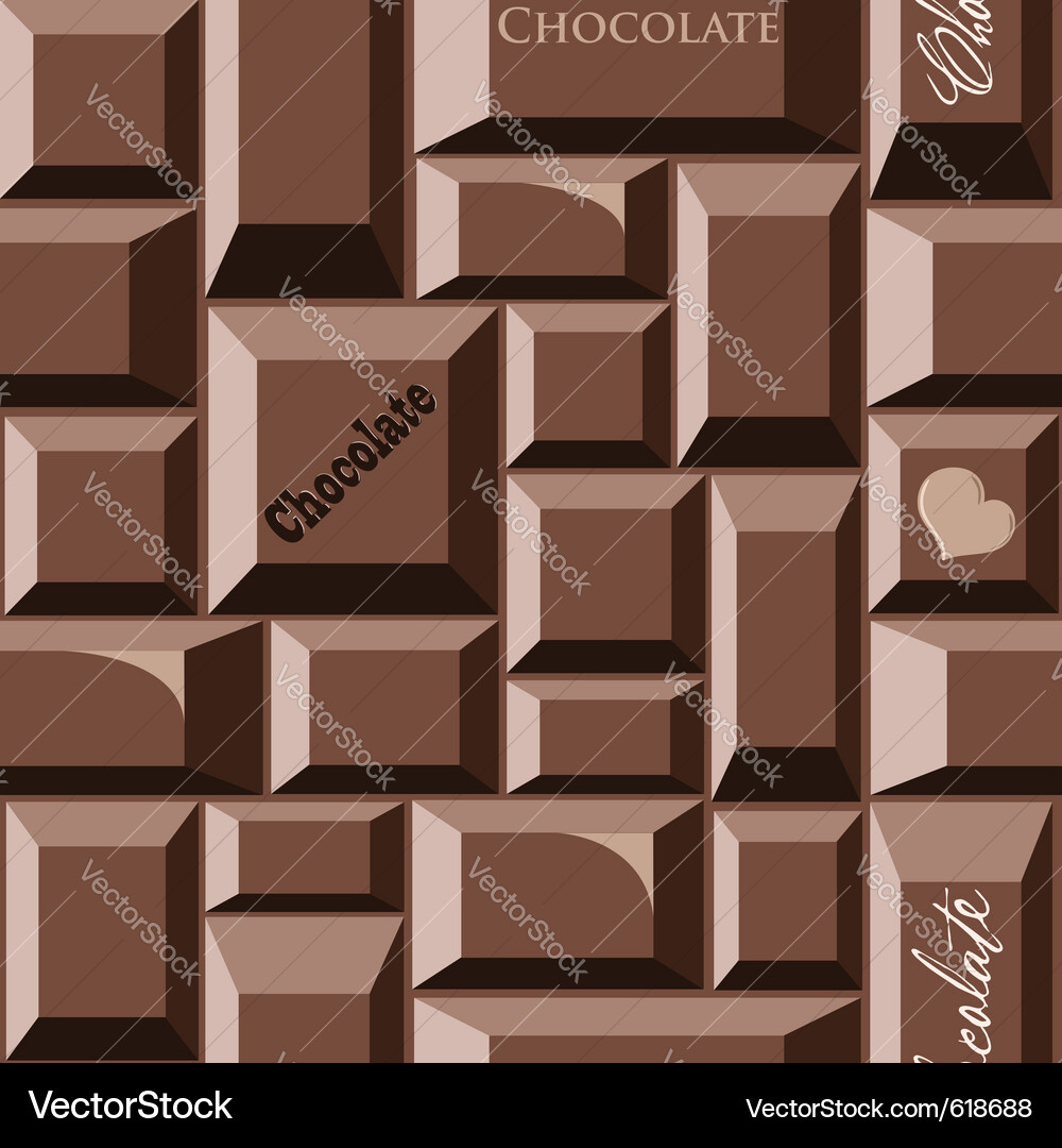 Chocolate Seamless Pattern Vector Image