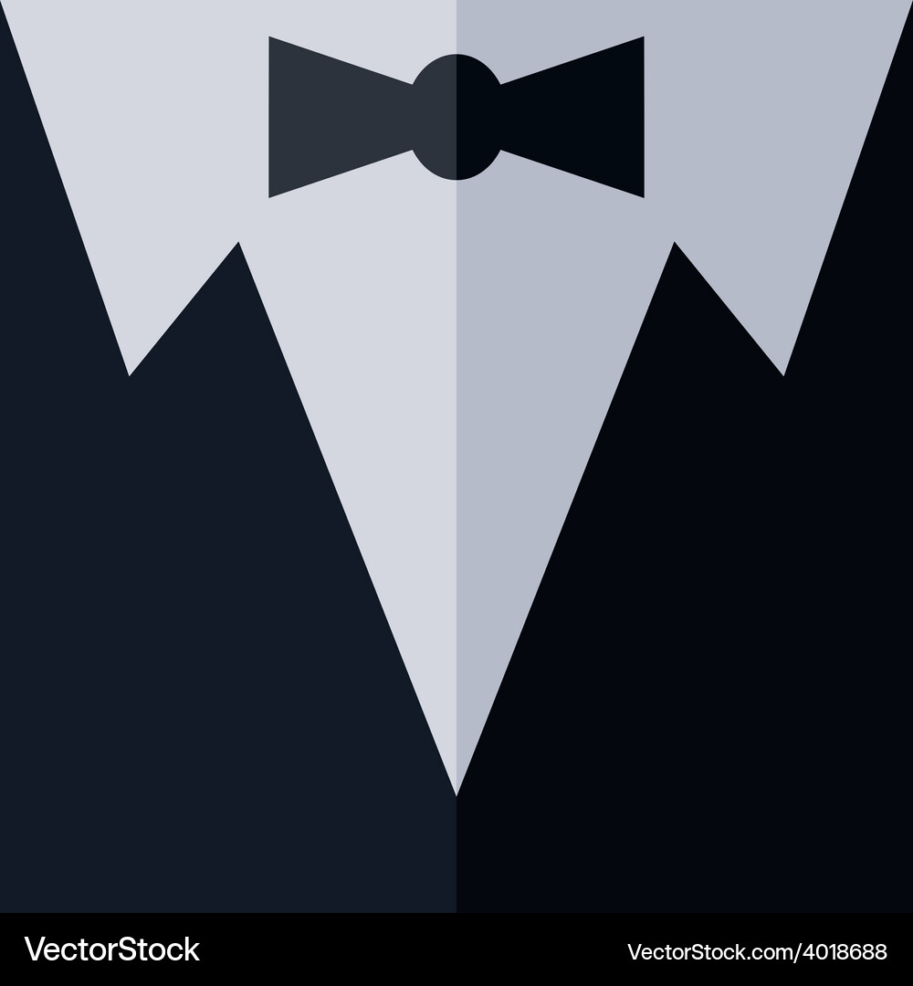 Tuxedo Vector Image