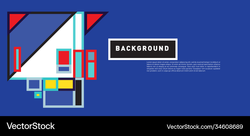 Abstract colorful rectangle background for banner Abstract colorful rectangle background for banner Vector Image