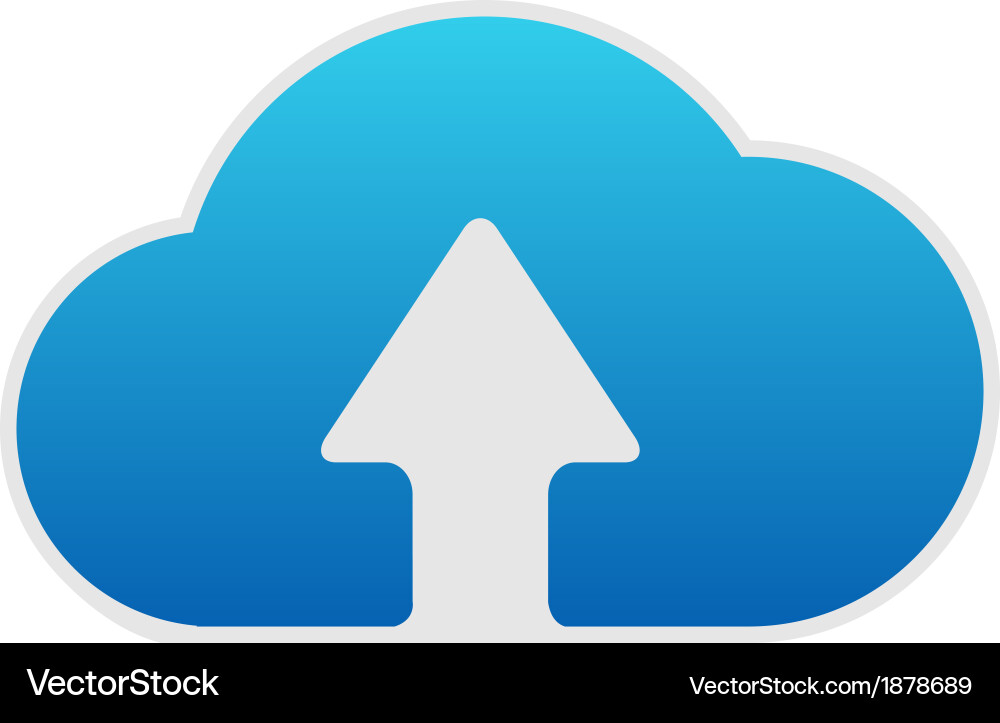 Cloud computing icon Vector Image