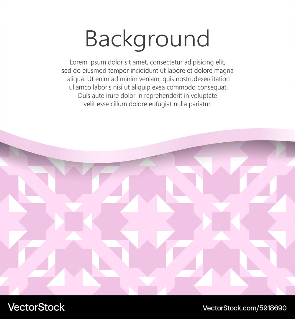 Abstract background booklet list Vector Image