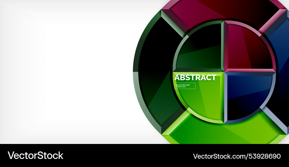 Abstract background - circles and round triangles Abstract background - circles and round triangles Vector Image