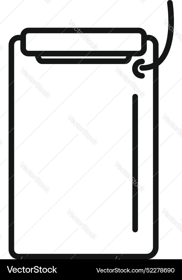 Clipboard with attached pen showing taking notes Clipboard with attached pen showing taking notes vector image