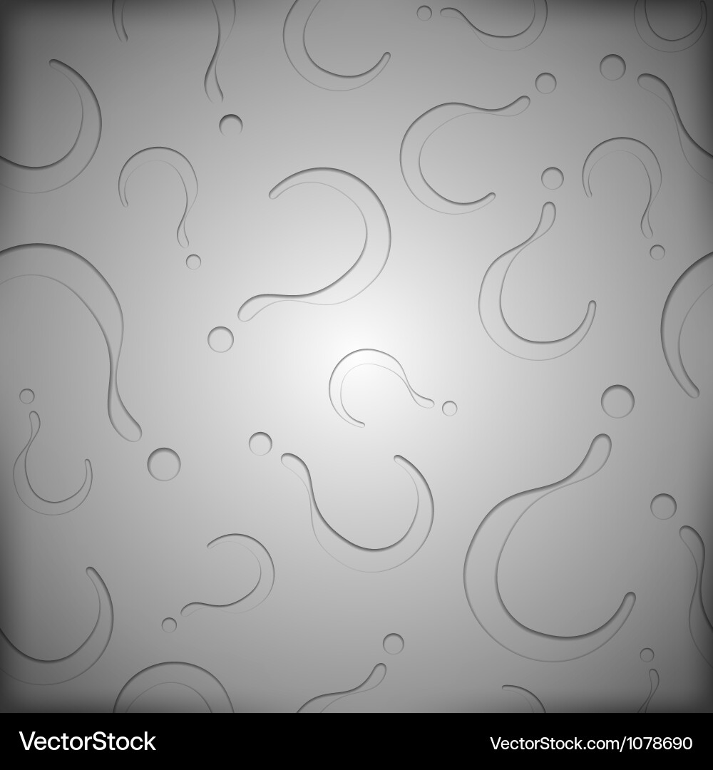 Question Mark Pattern vector image