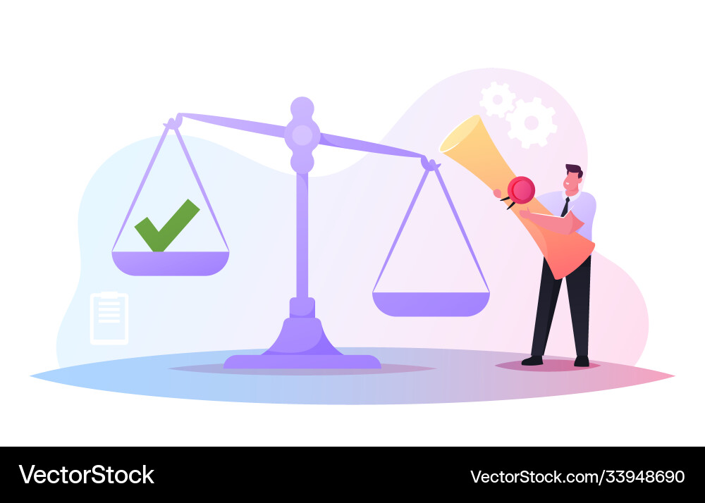 Work with documents signature authenticity Work with documents signature authenticity Vector Image