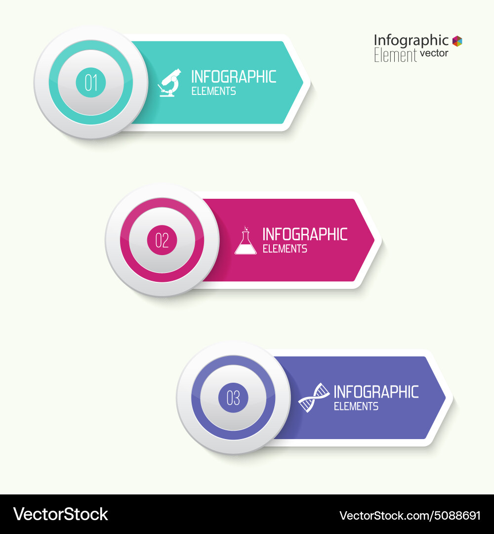 Comparative chart with templates for presentation Vector Image