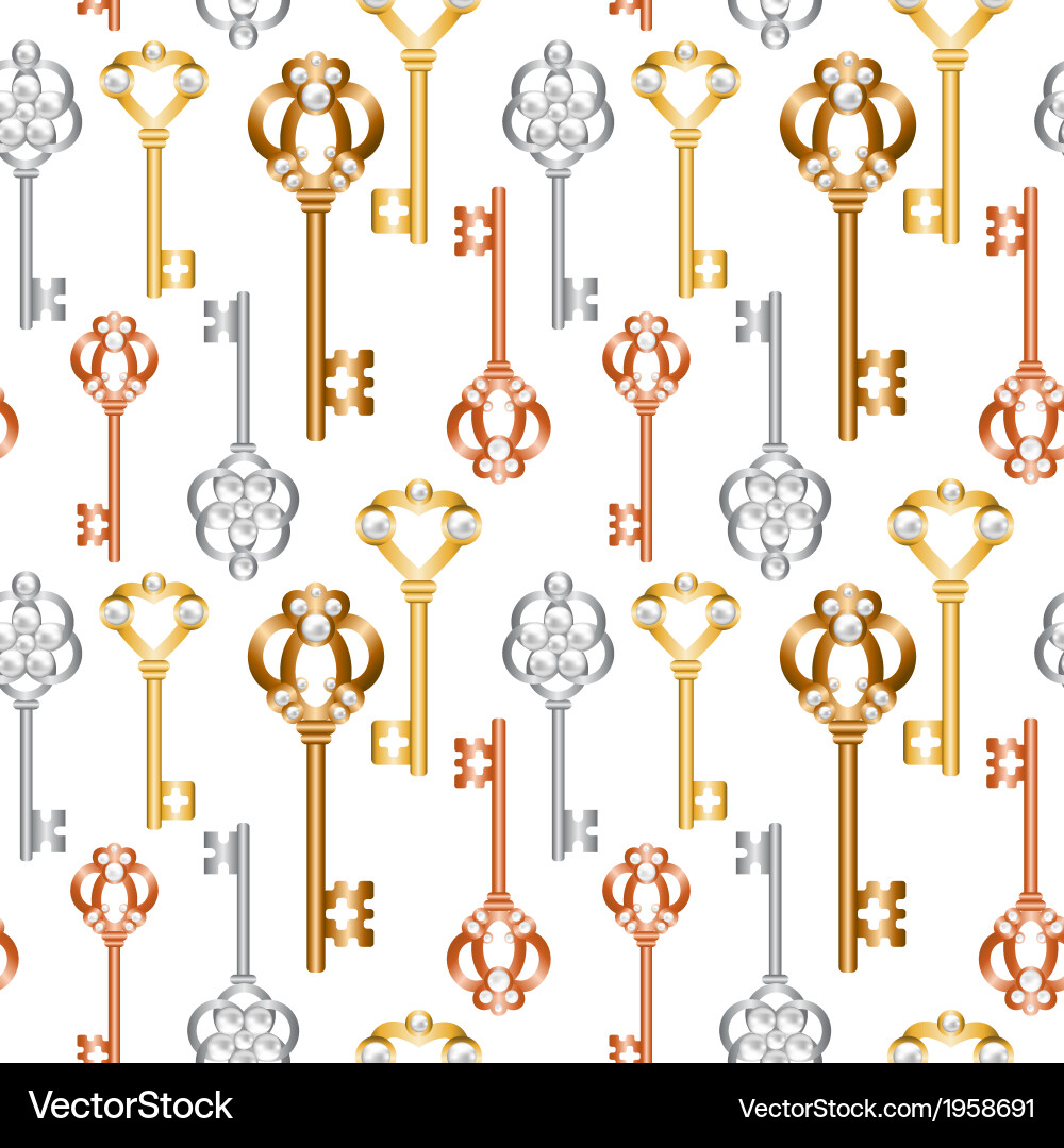 Skeleton keys Vector Image