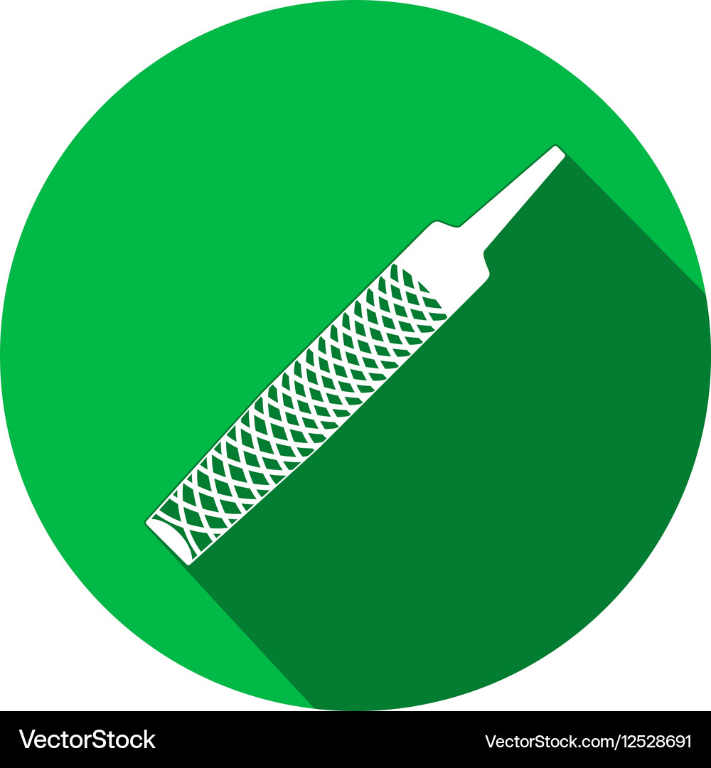 Tool icon chisel rasp file grater instrument Vector Image
