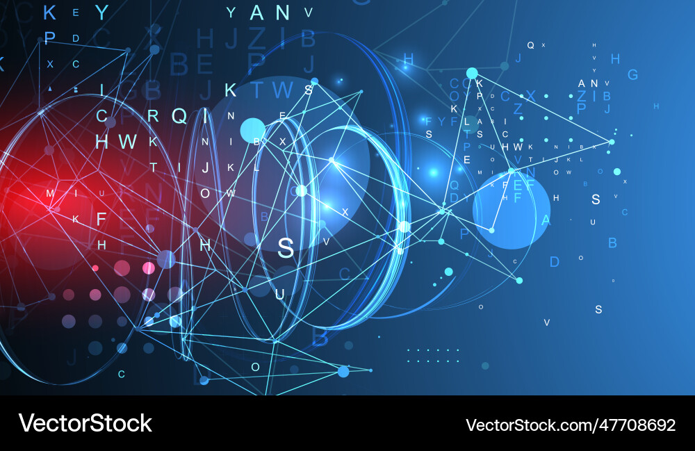 Abstract swirling lines with plexus effect Abstract swirling lines with plexus effect vector image