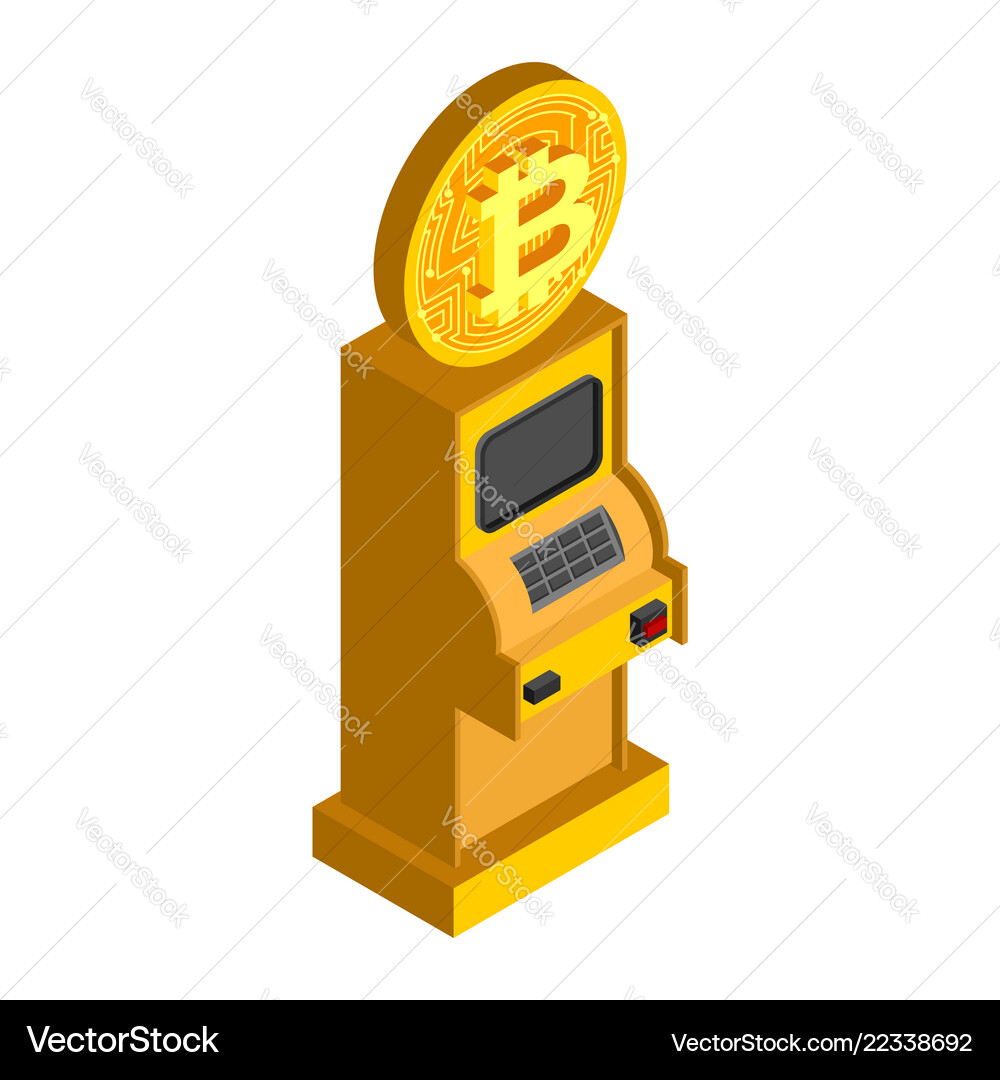 Bitcoin Cash Dispenser ATM – Royalty-Free Vector | VectorStock
