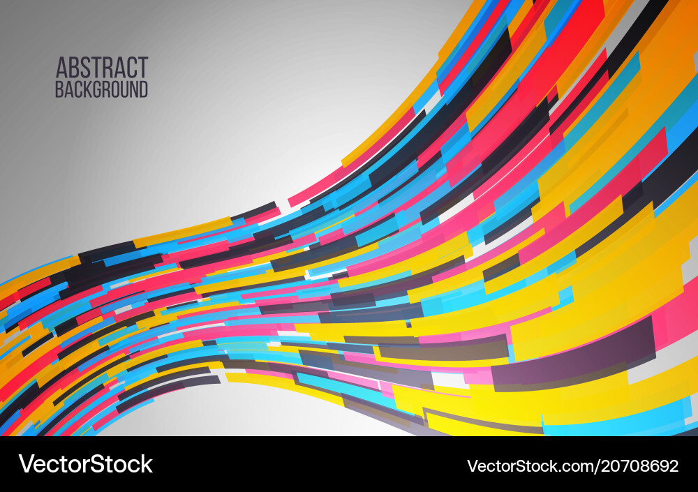 Dynamic colorful wave abstract background for web Dynamic colorful wave abstract background for web vector image