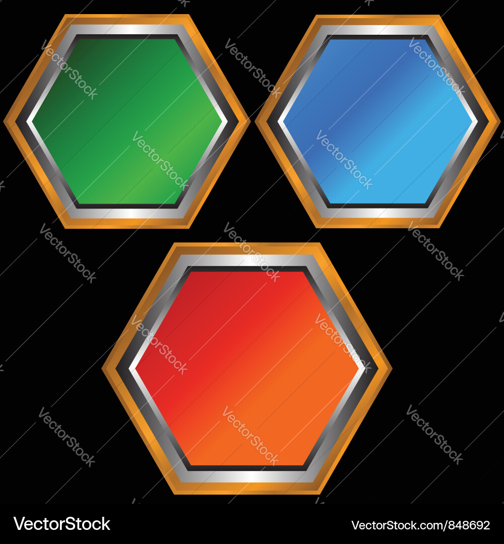 Three web icons Vector Image