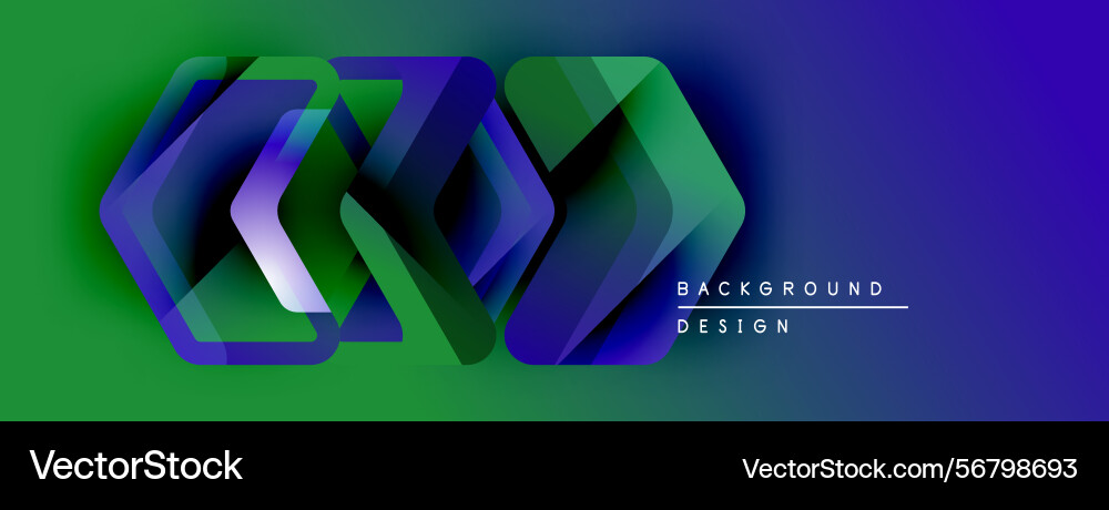 Abstract geometric shapes overlap creating Abstract geometric shapes overlap creating vector image