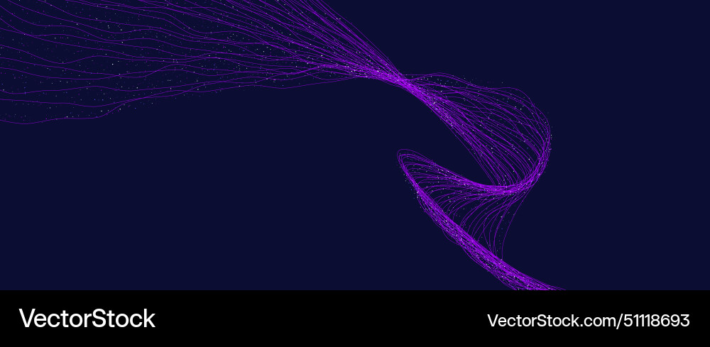 Abstract waving tech background design Abstract waving tech background design vector image