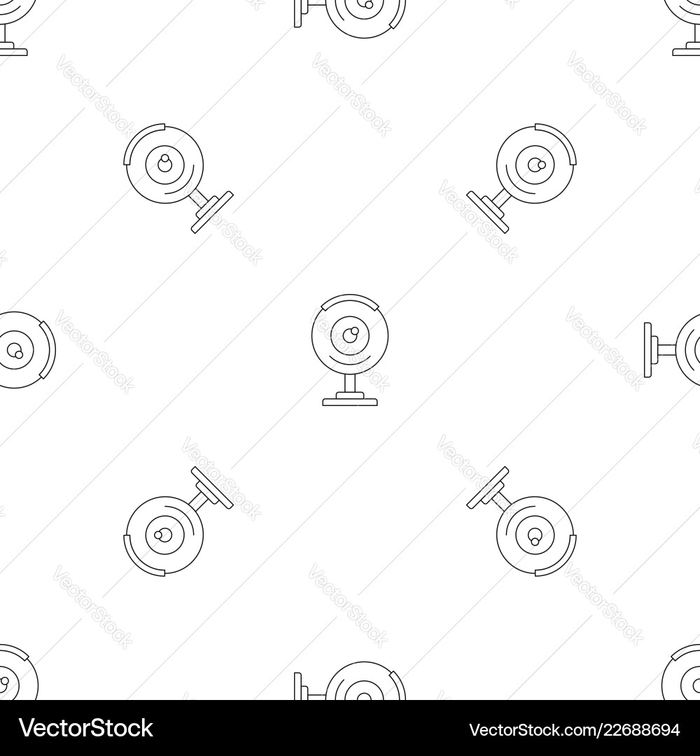Web camera pattern seamless Web camera pattern seamless vector image