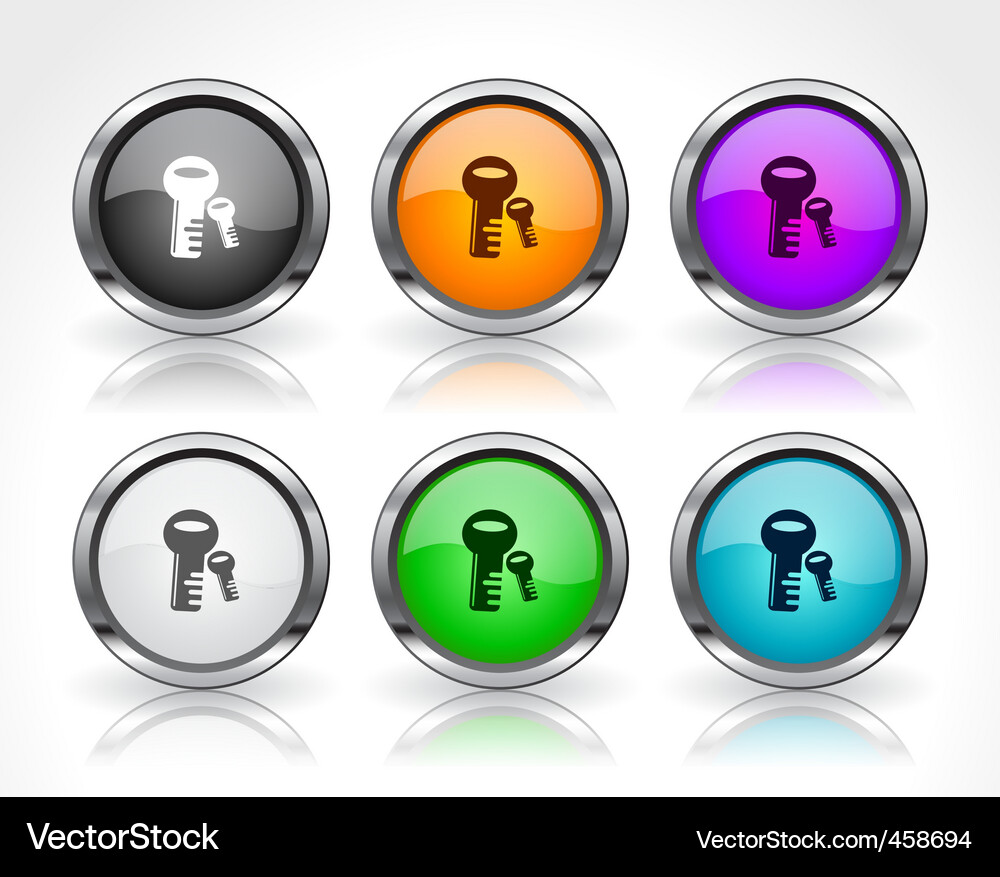Website menu items Vector Image