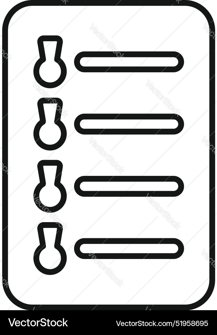 Checklist icon representing task management Checklist icon representing task management vector image
