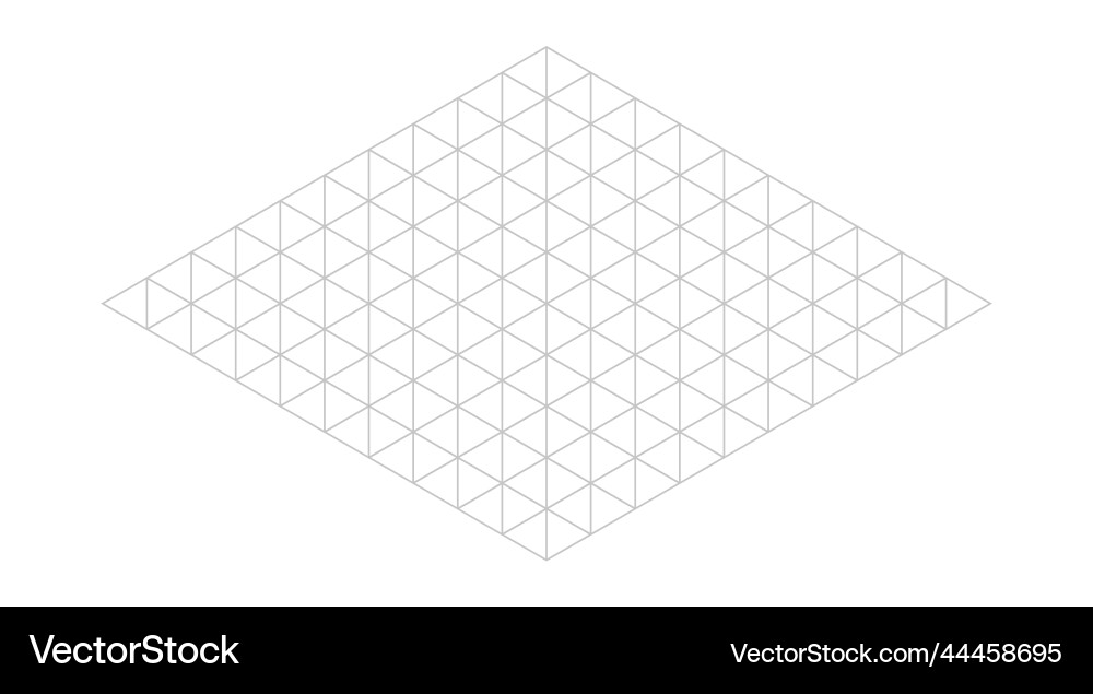 Isometric Grid Background Vector Image