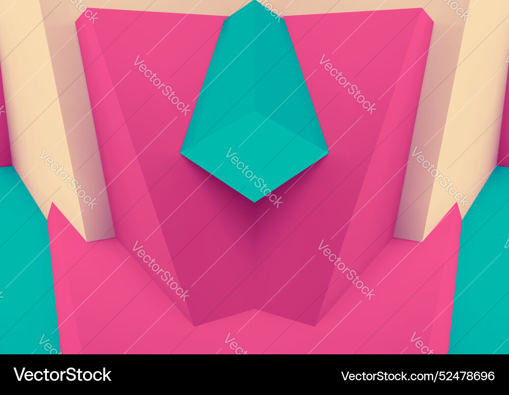 Abstract geometric background with colorful 3d Abstract geometric background with colorful 3d vector image
