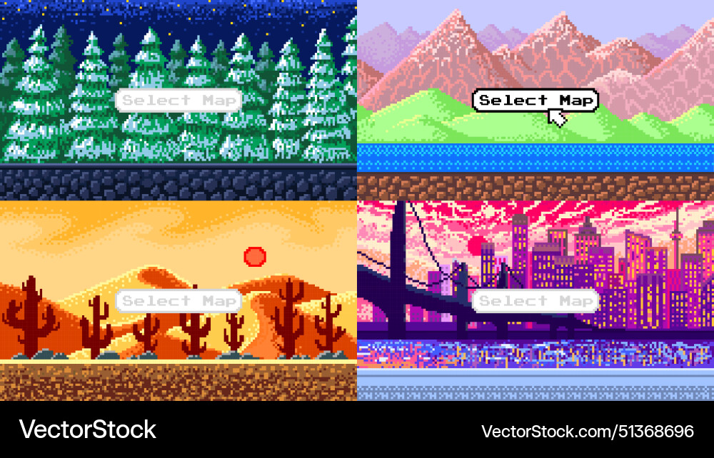 Modern city mountains cacti in the desert Modern city mountains cacti in the desert vector image
