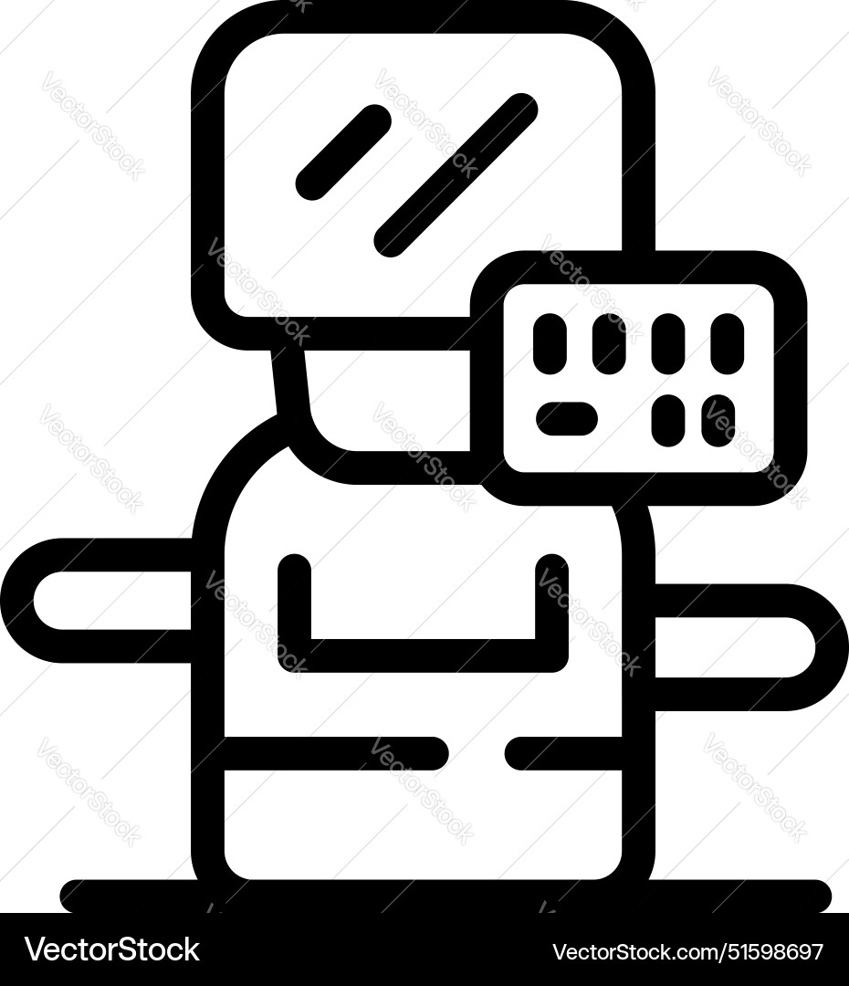 Modern printing machine using ink and paper Modern printing machine using ink and paper vector image