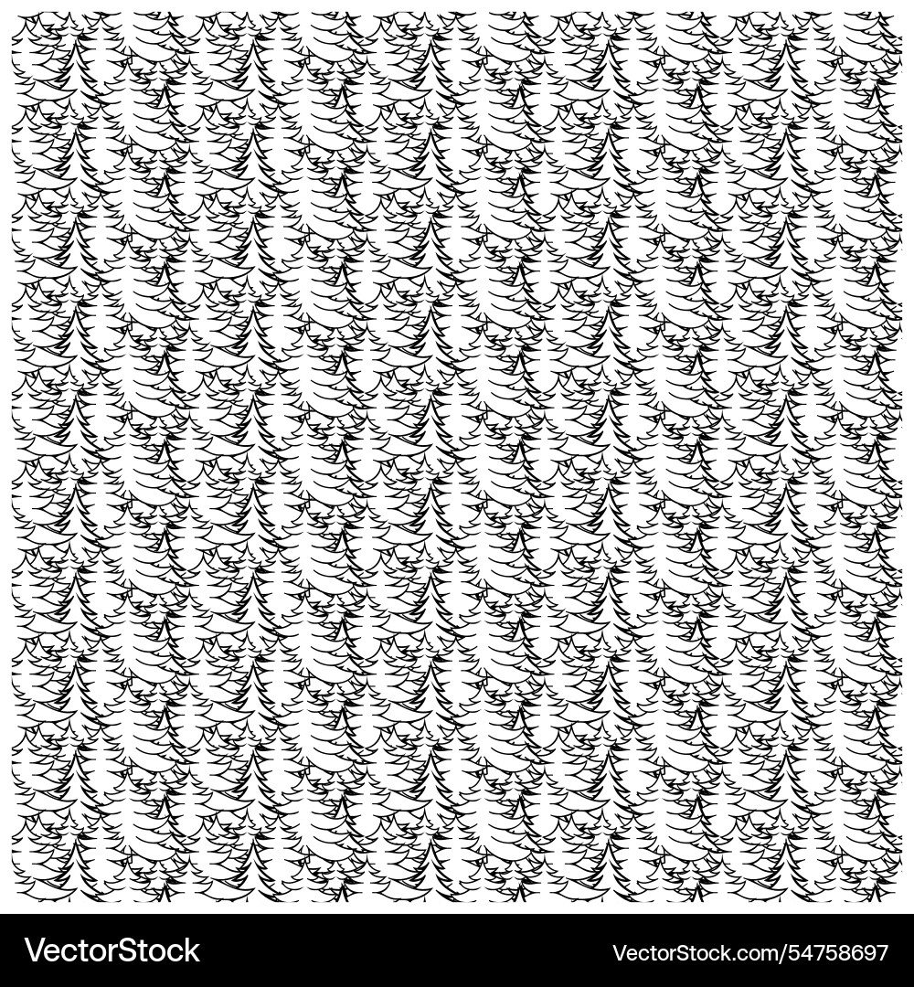 Pine tree forest background graphic line trees Pine tree forest background graphic line trees Vector Image