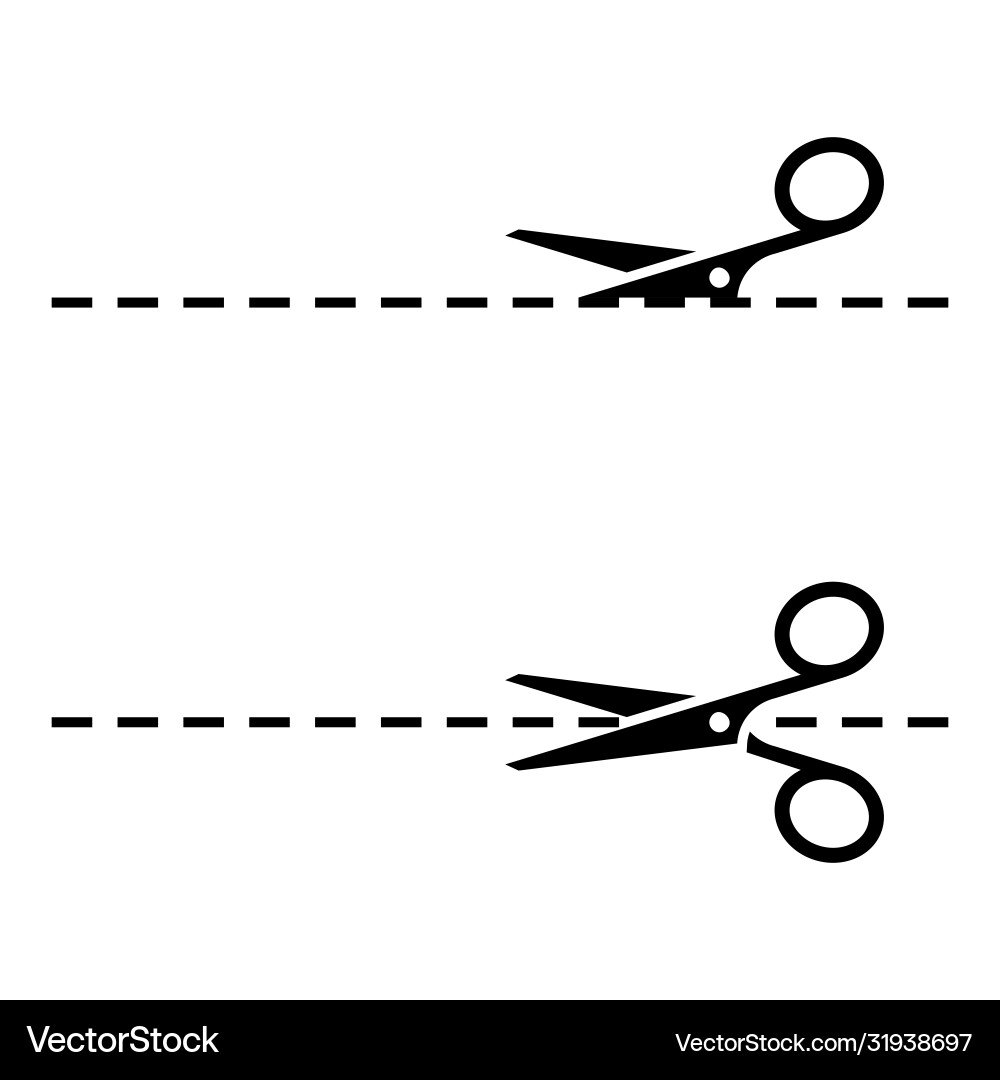 Scissors icon vector image