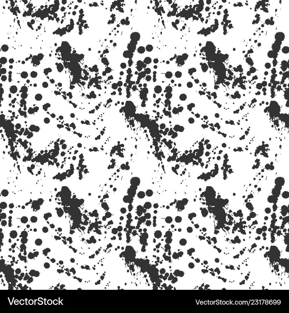 Abstract paint splashes and blots pattern Abstract paint splashes and blots pattern Vector Image
