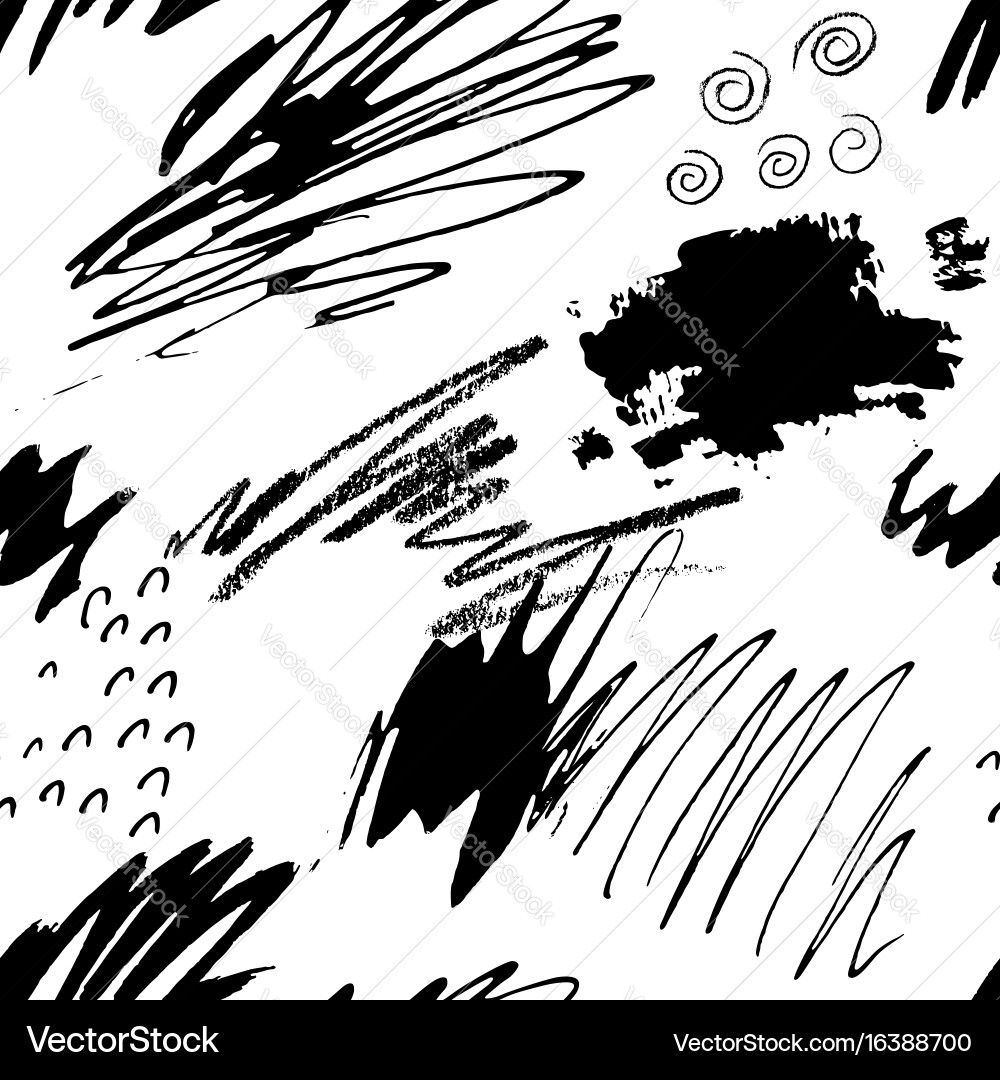 Abstract Brushstroke Pattern Vector Image