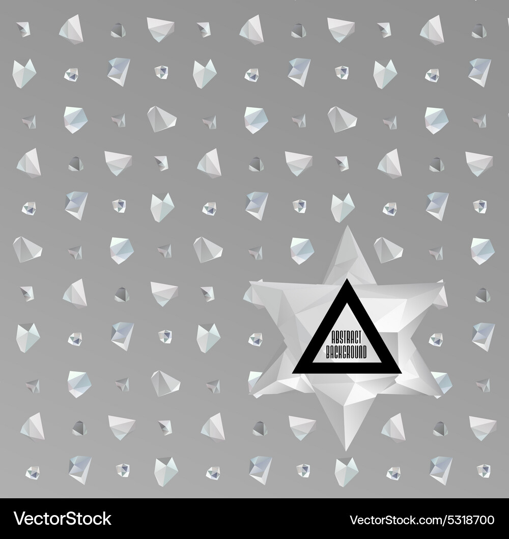 Abstract modern background with polygons design Vector Image