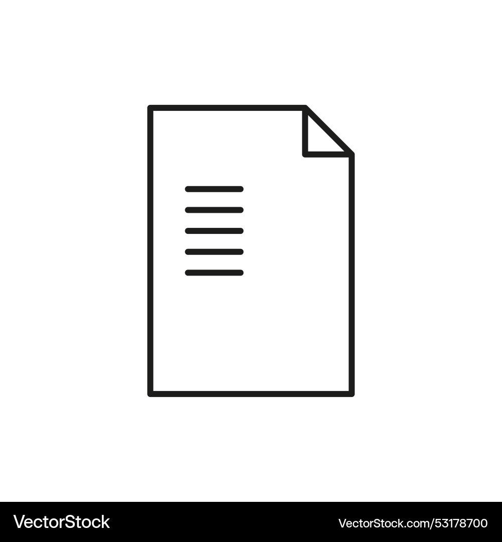 File icon document symbol stock image File icon document symbol stock image vector image