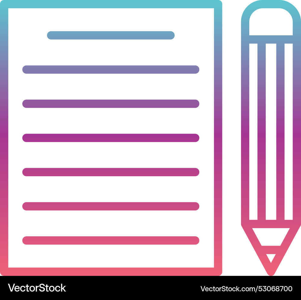 Paper line gradient design Vector Image