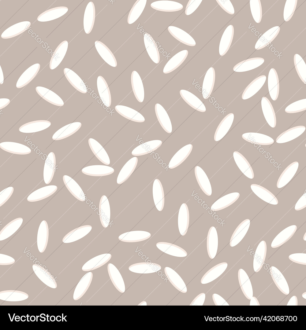 Rice Grain Texture Pattern vector image