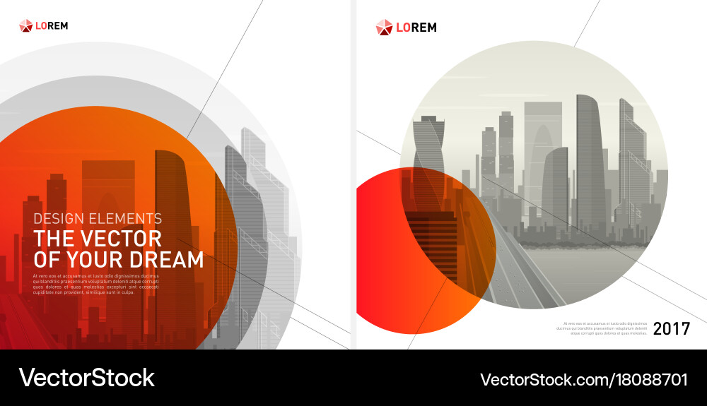 Modern background template design vector image