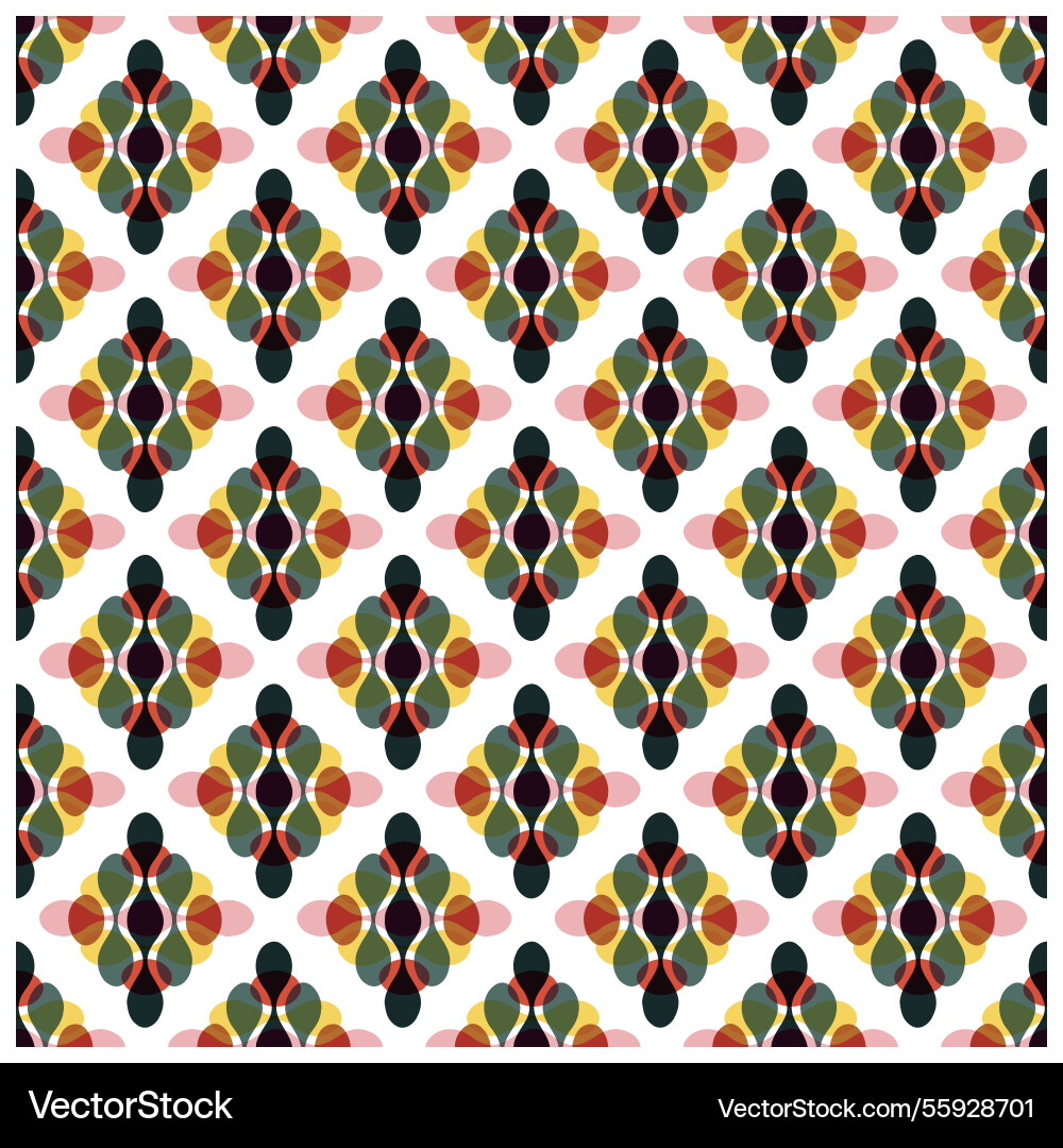 Vintage retro style print pattern Vintage retro style print pattern vector image