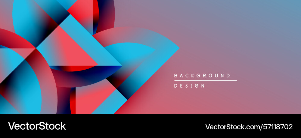 Abstract geometric shapes overlap creating Abstract geometric shapes overlap creating Vector Image