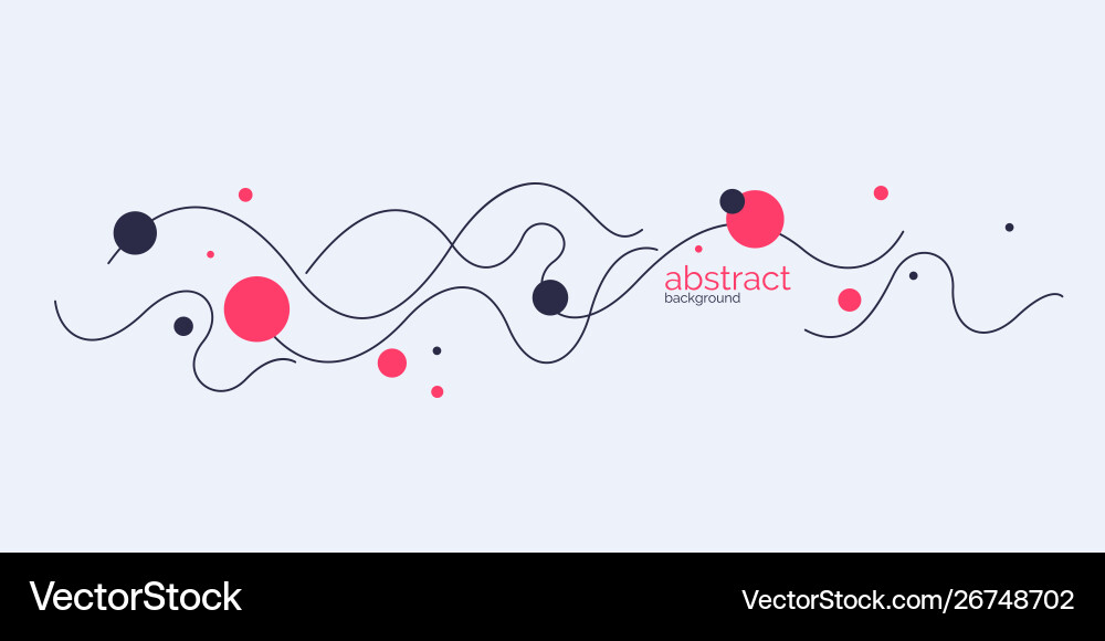 Poster with dynamic waves minimal Poster with dynamic waves minimal vector image