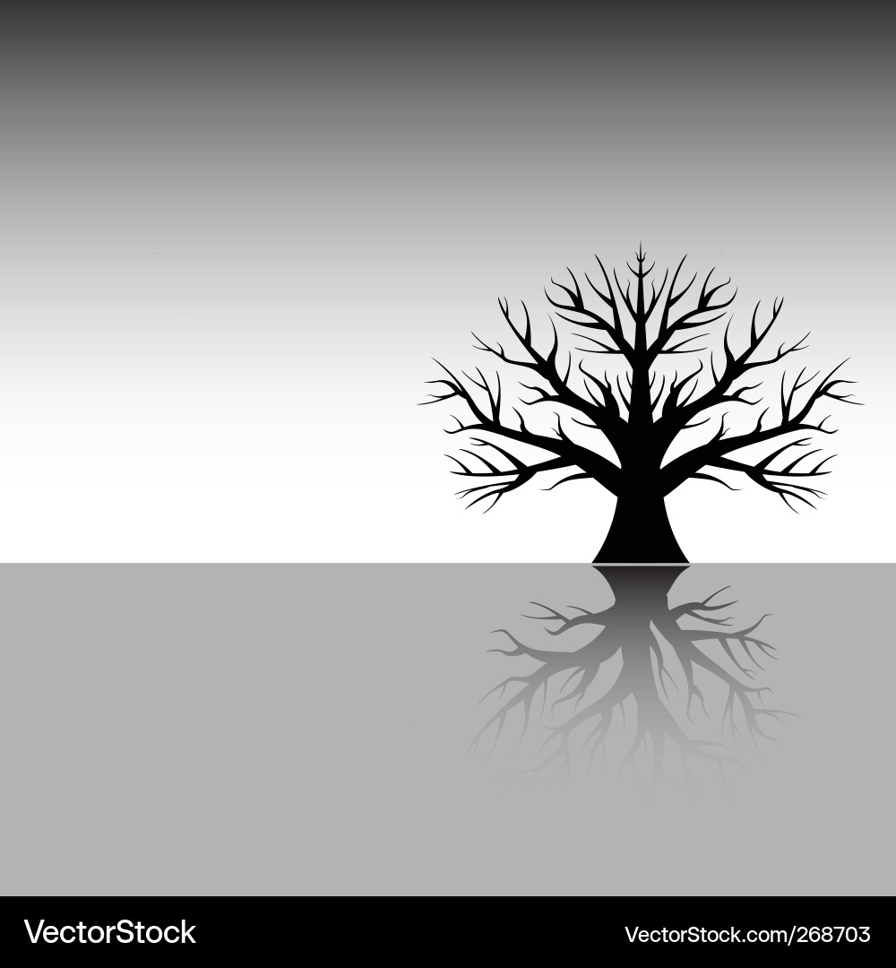 Abstract tree Vector Image
