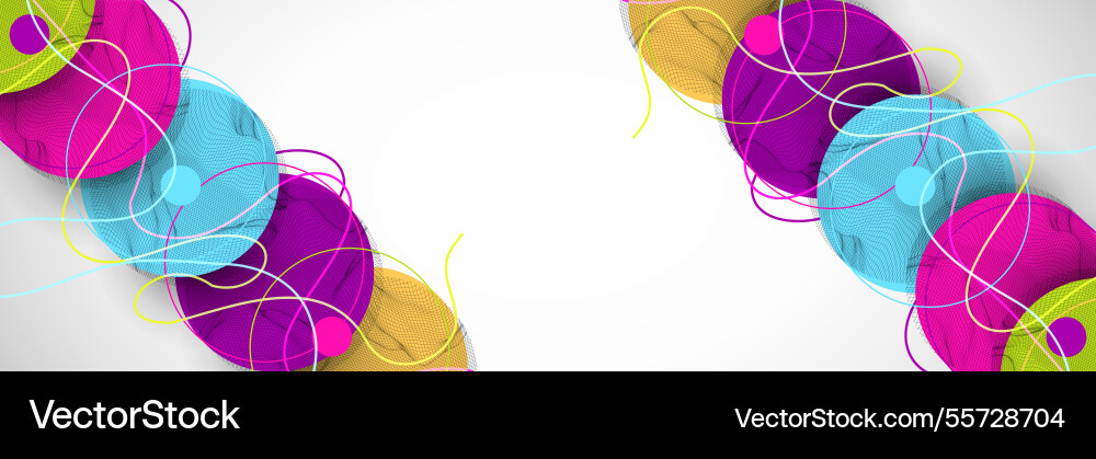 Abstract colored background wireframe circles Abstract colored background wireframe circles vector image