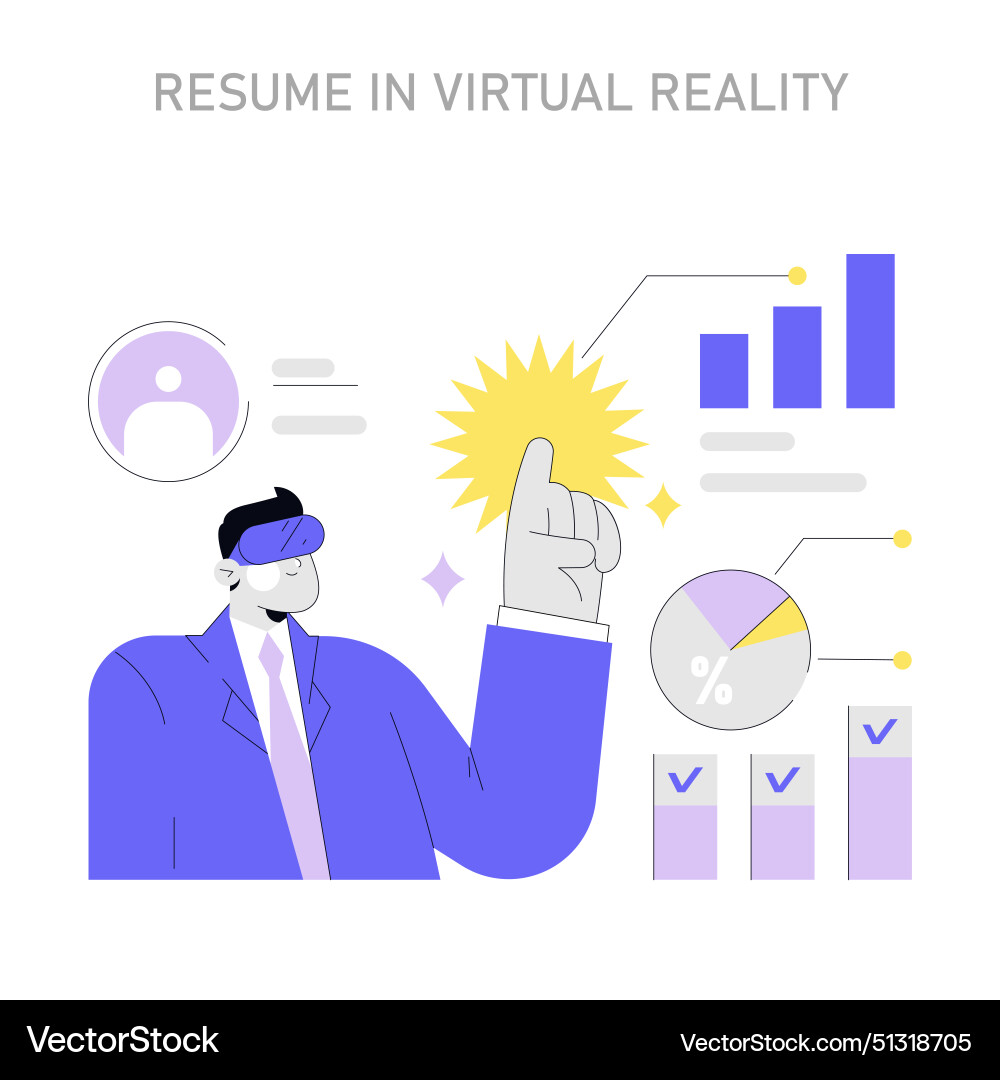 Alternative types summaries flat Alternative types summaries flat vector image