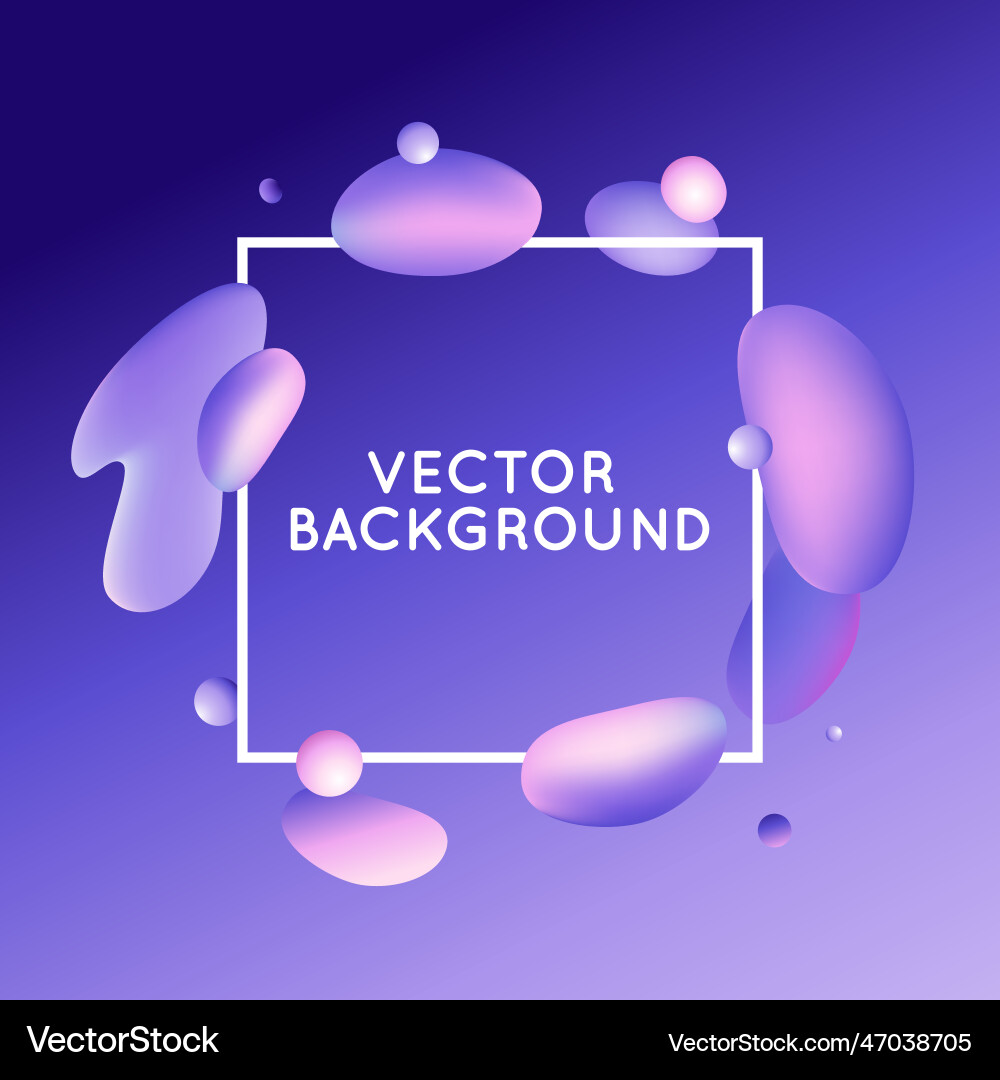 Design template with abstract fluid shapes Design template with abstract fluid shapes vector image