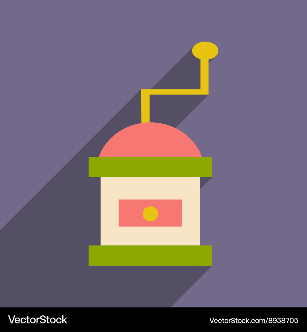 Flat with shadow icon and mobile application Vector Image