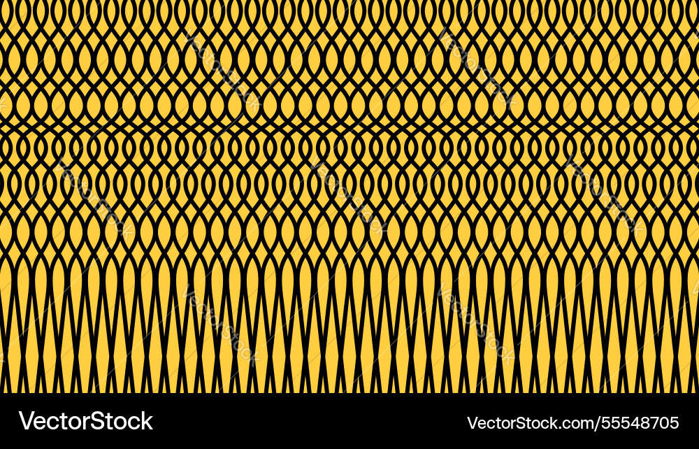 Geometric pattern repeated leaves style effect vector image