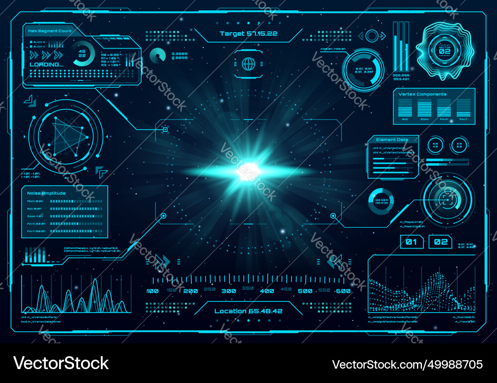 Spaceship Interface Vector Images (over 3,000)