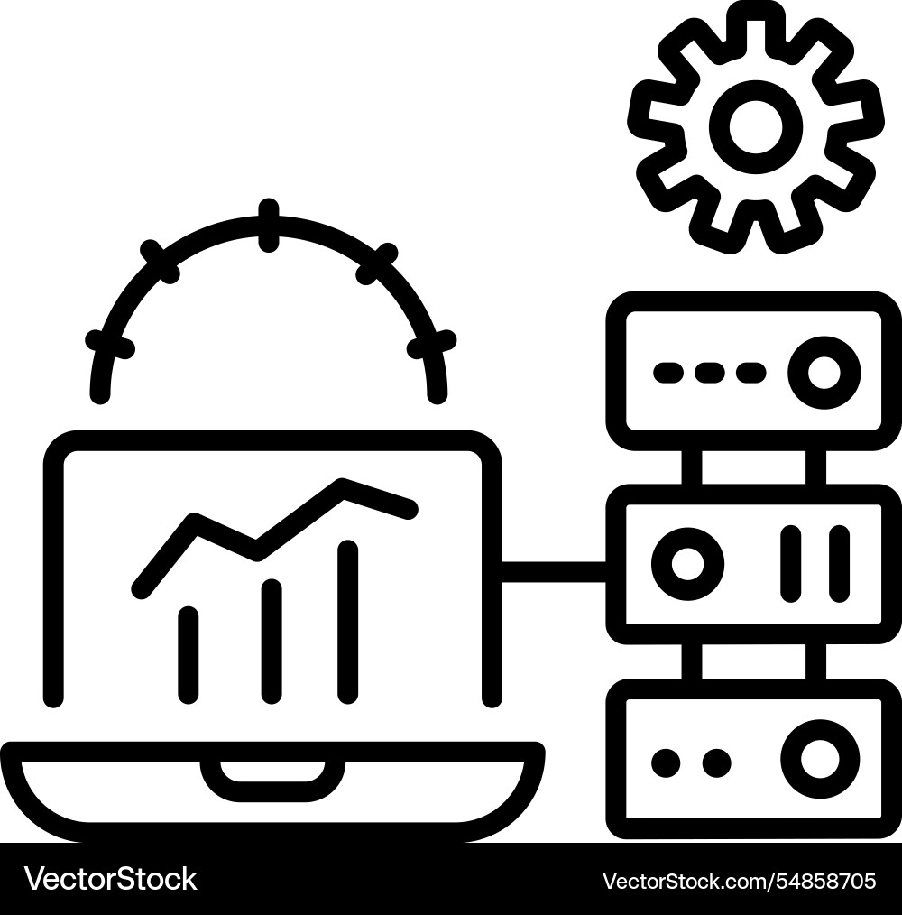 Webstorage performance vector image