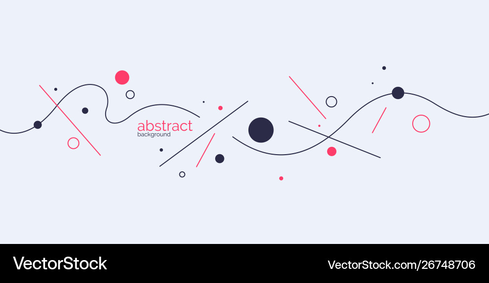 Poster with dynamic lines minimal Poster with dynamic lines minimal vector image