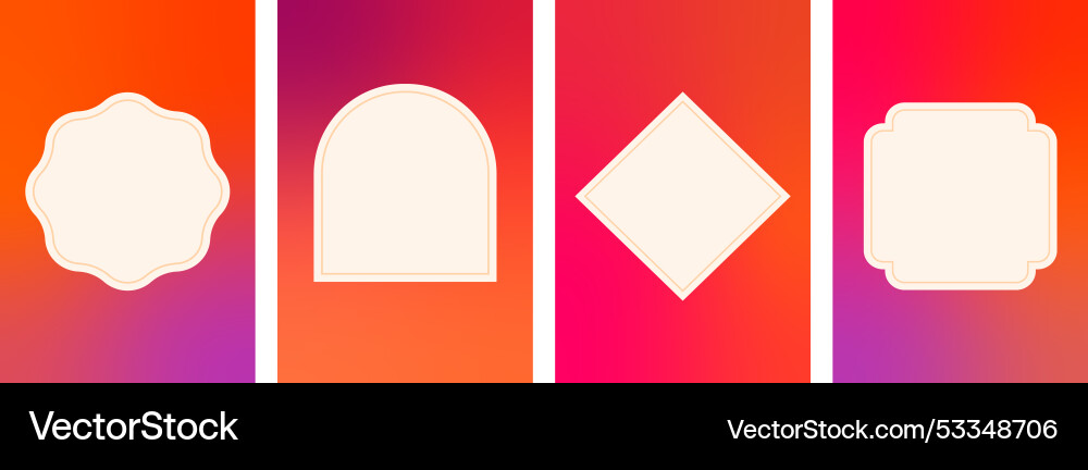Vertikale abstrakte Karten Banner geometrischer Rahmen Vertikale abstrakte Karten Banner geometrischer Rahmen vektorbild