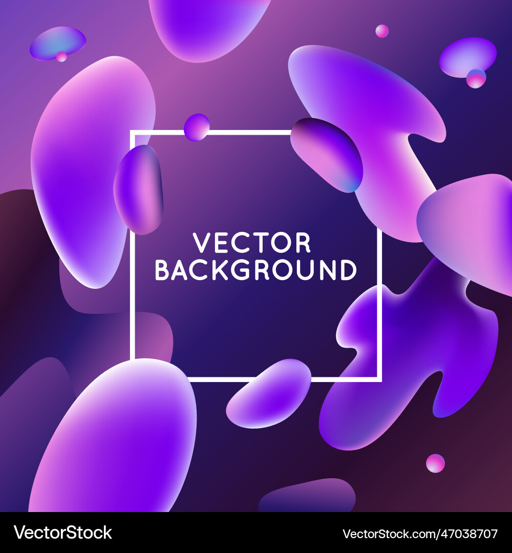 Design template with abstract fluid shapes Design template with abstract fluid shapes vector image