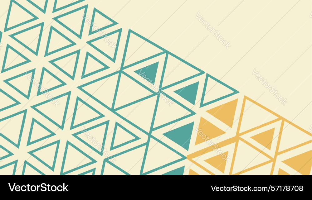 Abstract interconnected triangular patterns vector image
