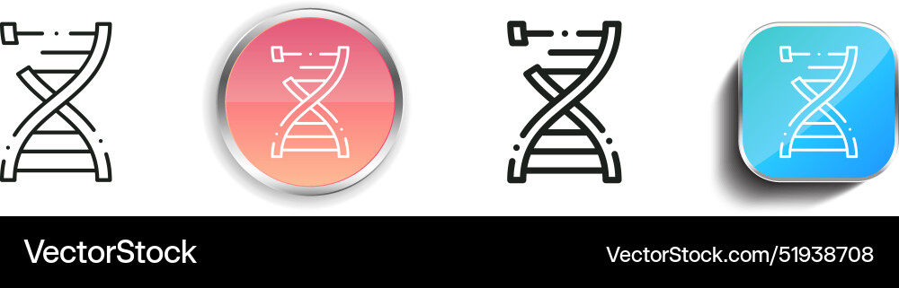Broken icon thin linear regular and button style Broken icon thin linear regular and button style Vector Image